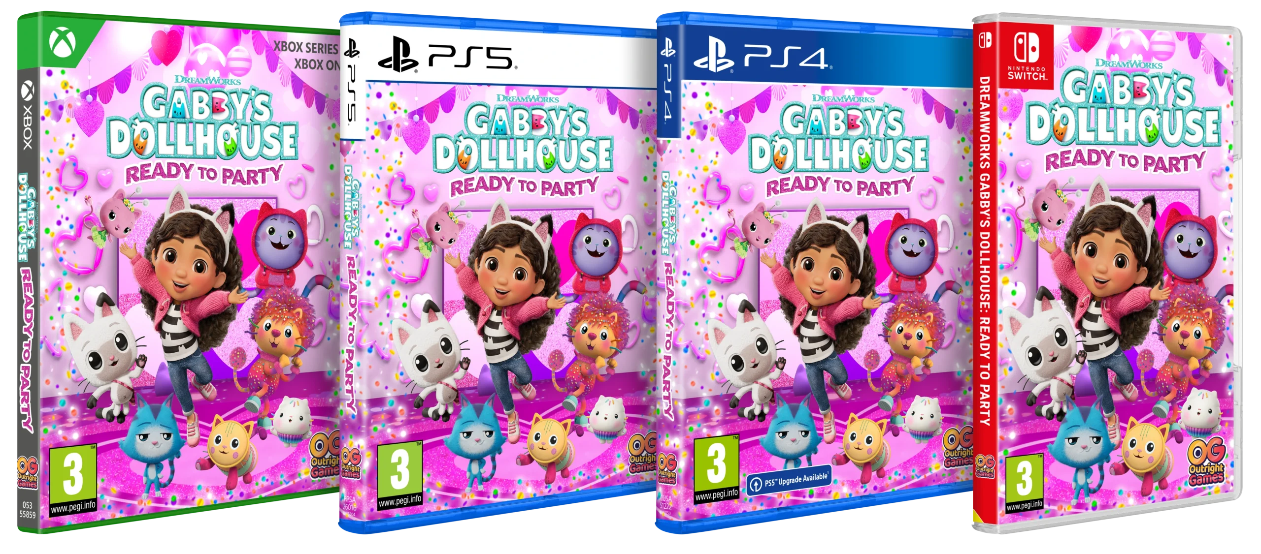 Physical retail edition of Gabby's Dollhouse: Ready to Party
