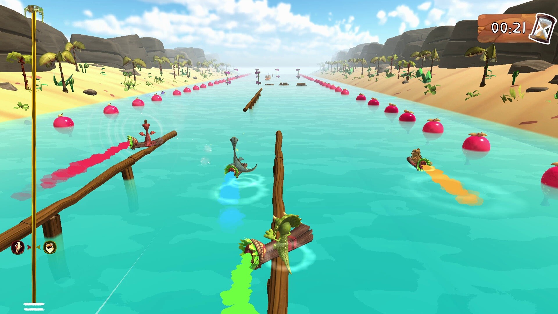 Grinding rail mini-game