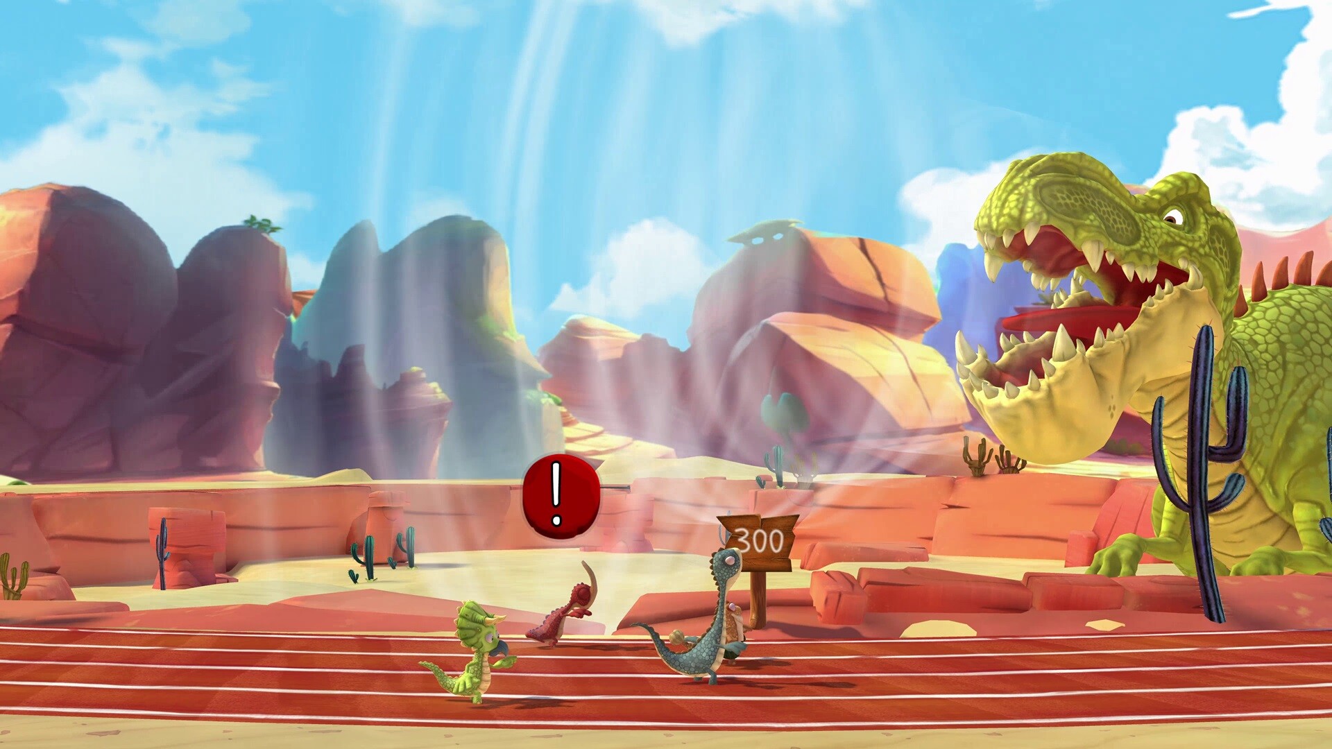 Gigantosaurus Green light red light